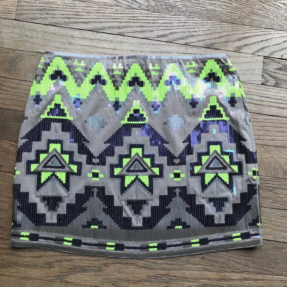 Express Sequin Skirt